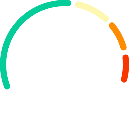 Risk gauge arc
